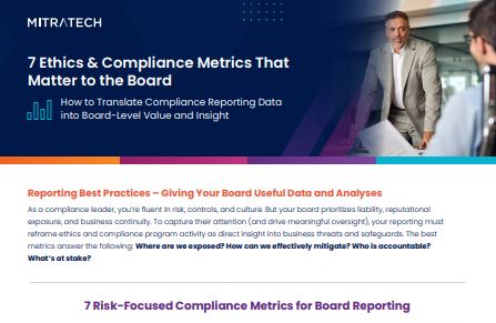 7 Ethics & Compliance Metrics that Matter to the Board