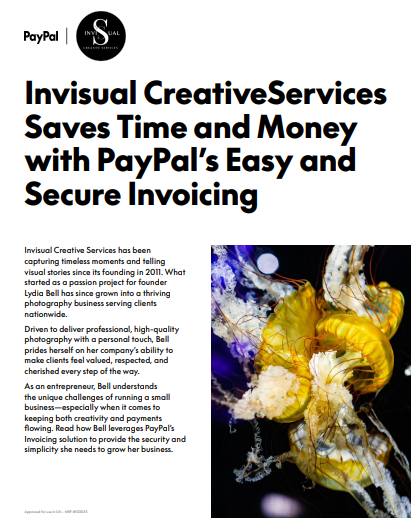 Invisual Creative Services Saves Time & Money with PayPal’s Easy and Secure Invoicing